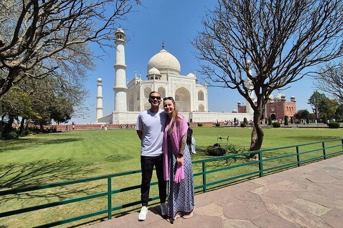 2 Days Overnight Taj Mahal & Agra Tour from Delhi - Mehtab Bagh and the Taj Mahal at sunset