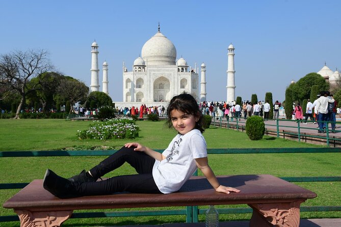 2 Days Overnight Taj Mahal and Agra Tour From Delhi - Mehtab Bagh at sunset