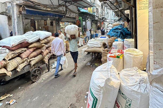 Customized Half Day and Full Day Delhi Shopping, Street Food Tour - Khari Baoli: spices, tea, nuts, and strong smells