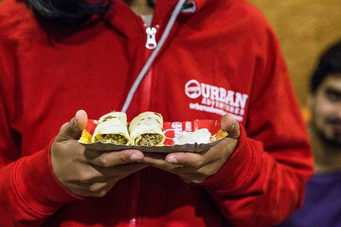 Delhi Food Walk: Rickshaw Ride, Street Eats & Market Tour - Salad and golgappa at Spark Mall