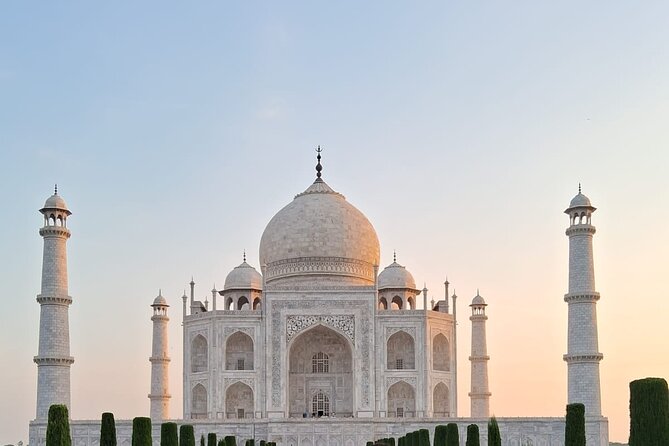 Exclusive Sunrise Taj Mahal Excursion from Delhi all Inclusive - The Taj Mahal around 6 a.m.