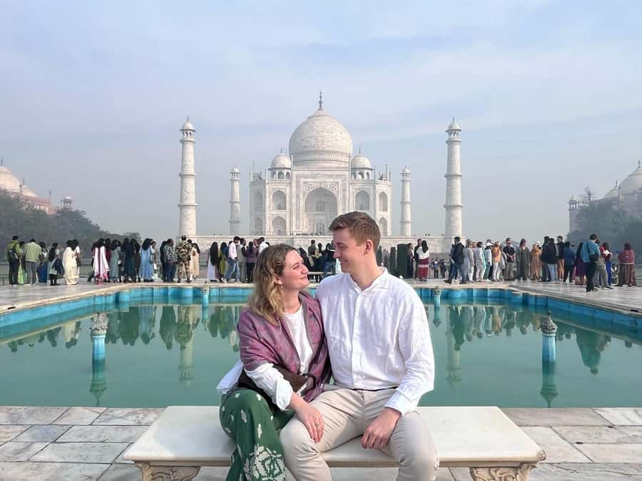 From Delhi: Private Taj Mahal Day Tour with Fast-Track Entry - Entering the Taj Mahal with a local guide