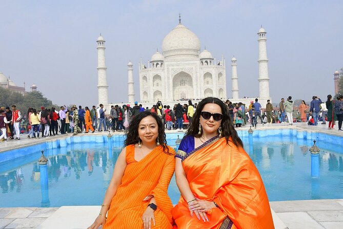 From Delhi: Private Taj Mahal Photoshoot in Indian Ethnic Attire - Agra Fort after the portraits