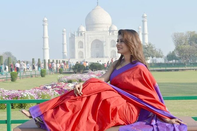 From Delhi : Sunrise Taj Mahal & Agra Fort Day Tour by Car. - Meeting the Taj Mahal at sunrise