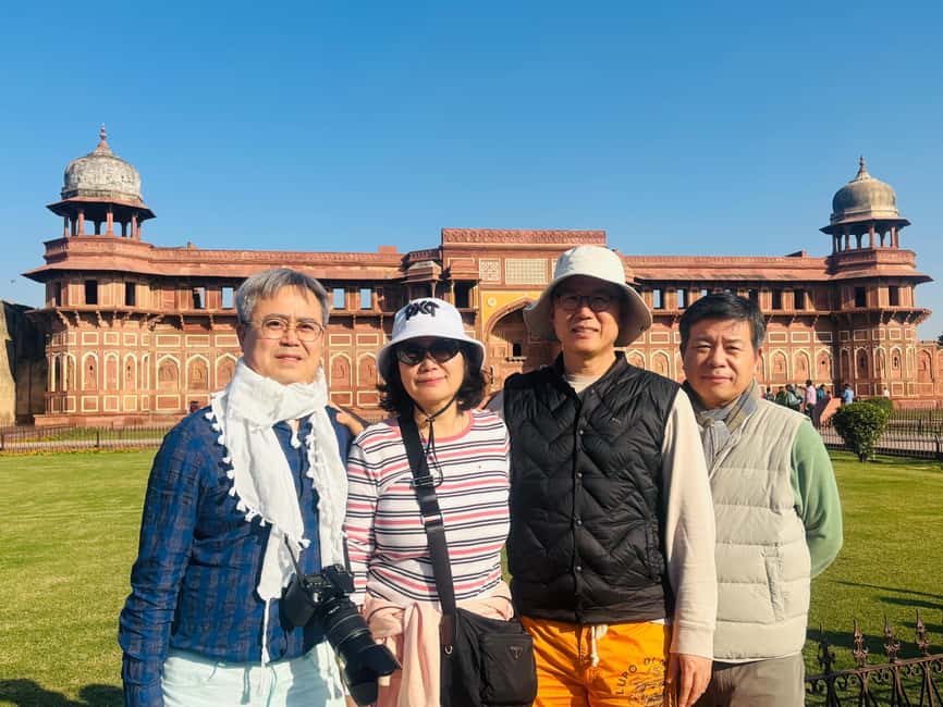 From Delhi: Sunrise Taj Mahal & Agra Tour with 5-Star Meal - Walking through the Taj Mahal with a guide