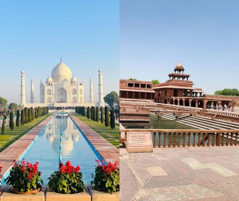 From Delhi: Taj Mahal & Agra Day Tour with Fatehpur Sikri - Four Mughal sights from Delhi in one long day