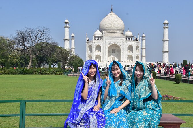 From Delhi Taj Mahal & Full day Agra tour by Private Car - Meeting your guide near the Taj Mahal