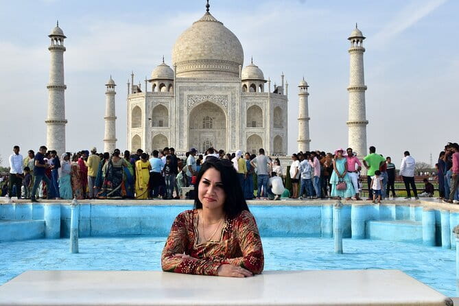 From Delhi: Taj Mahal Sunrise & Agra Handicraft Heritage Tour - What the $60 price covers