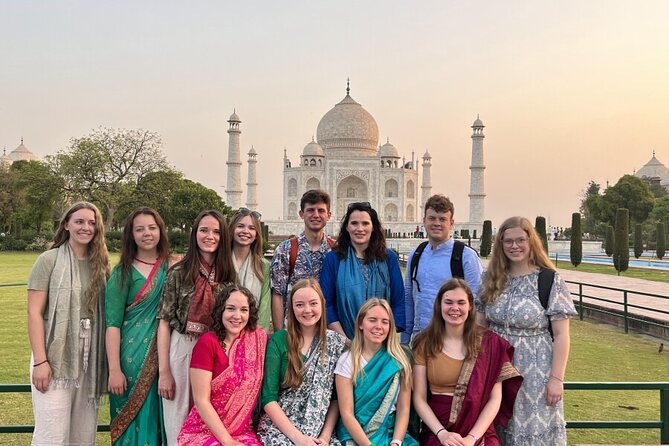 From Delhi: Taj Mahal Sunrise Tour with Elephant SOS Center - Entering the Taj Mahal with a local guide