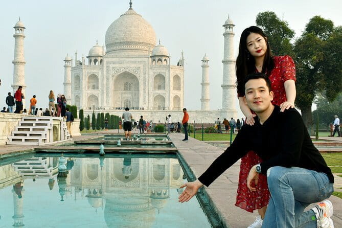 Full-Day Private Taj Mahal and Agra Fort Tour by Car from Delhi - Seeing the Taj Mahal with three hours to spare