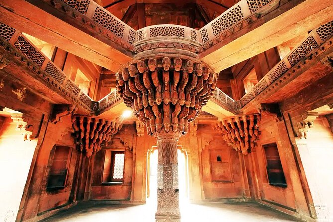Glories of the Past-3 Day Tour to Delhi Agra Fatehpur-Taj & More - Mehtab Bagh offers a different Taj Mahal view