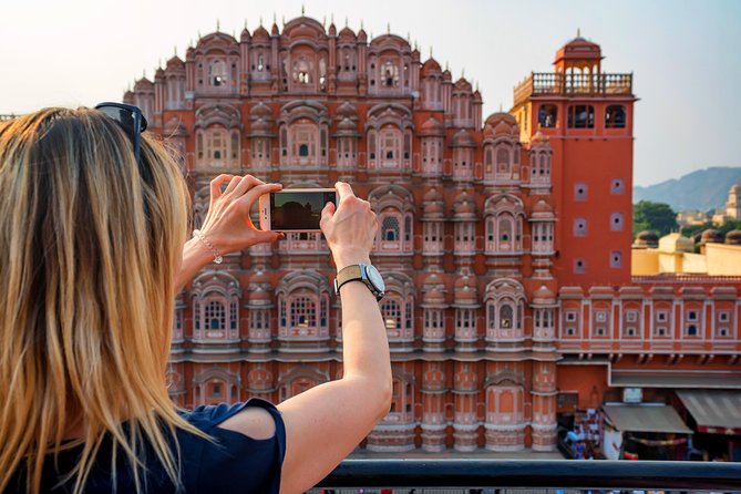 Jaipur Day Trip from Delhi by Car or Train – All Inclusive - Hawa Mahal: Jaipur’s famous pink facade
