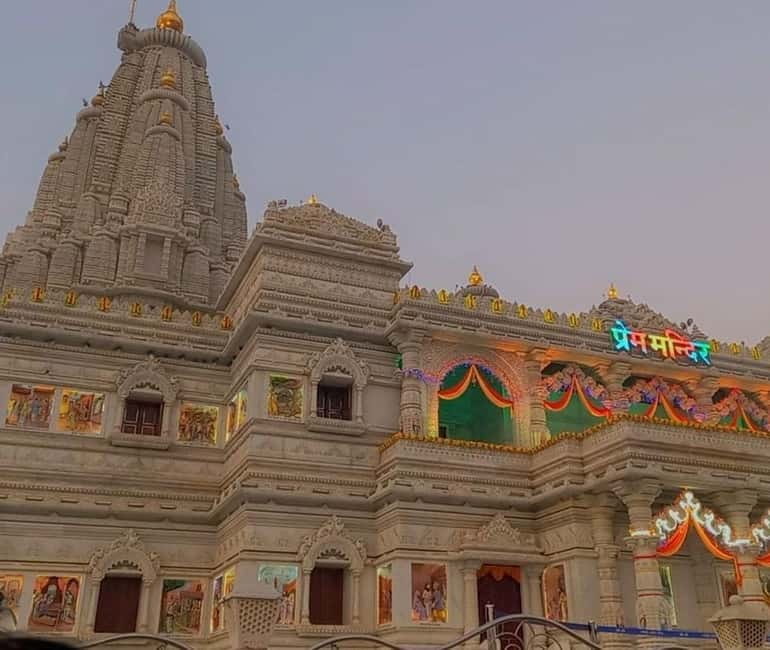 Magical Mathura Vrindavan Tour: Krishna's Homeland - Prem Mandir and the problem with evening light