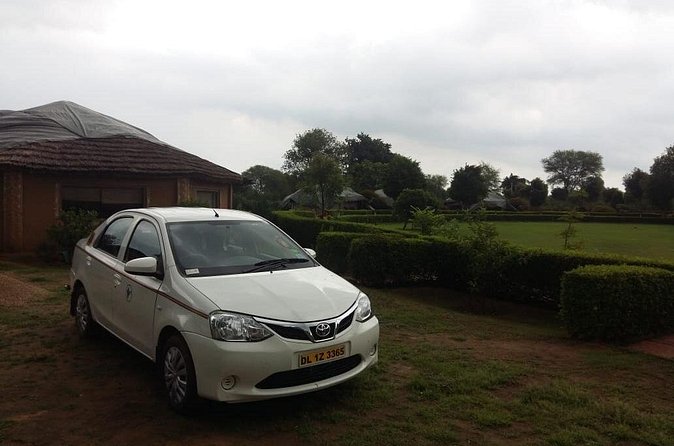 New Delhi to Agra Jaipur 4 Days Tour - The car, driver, and guide setup