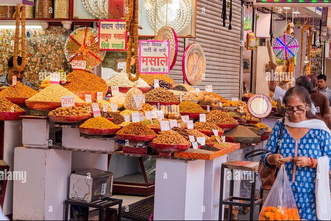 Old Delhi Cultural, Temples, Heritage Walking Street Food Tour - Khari Baoli brings spice, stories, and a short pause