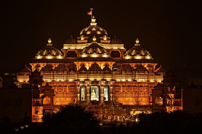Private Evening Tour of Akshardham Temple with Musical Fountain Show - Meeting at Akshardham Metro station