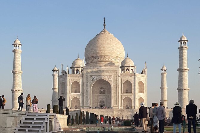 Private Tour of Taj mahal from Delhi by Train in 90 Min - Food and handicraft time in Agra