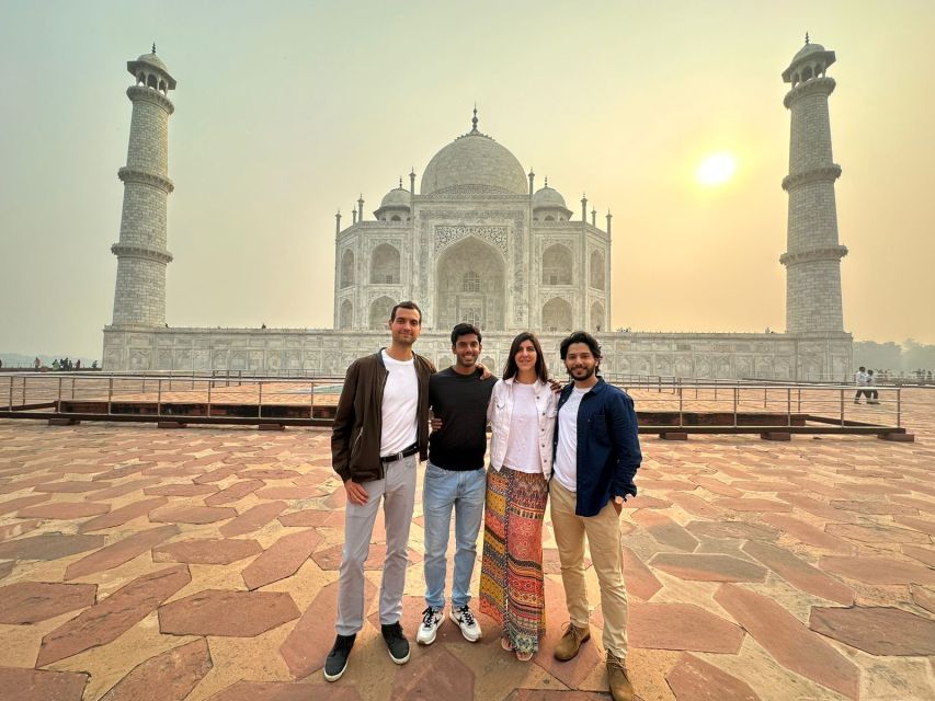 Same Day Taj Mahal Tour from Delhi by Gatimaan Express Train - Agra Fort, with 1.5 hours for royal history