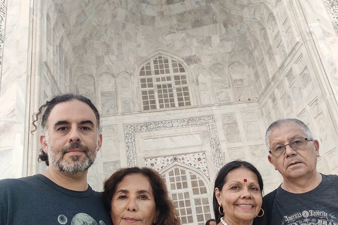 Sunrise Taj Mahal Tour By Car - Mehtab Bagh and the rear view of the Taj Mahal