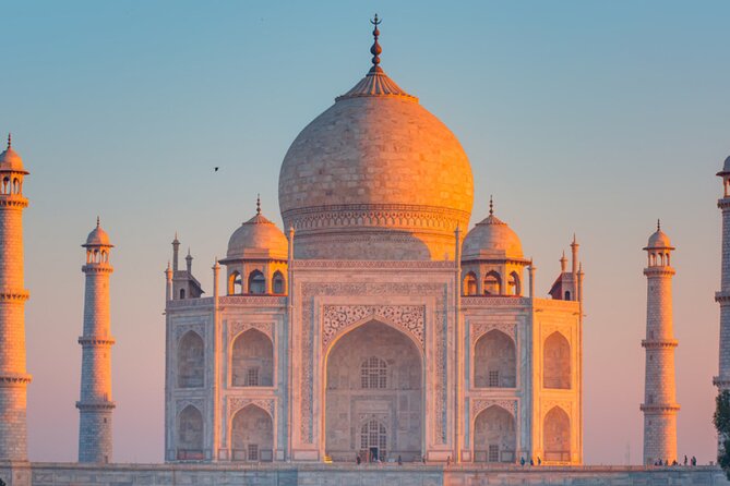 Taj Mahal & Agra City Private Tour from Delhi by Car – Fast Entry - Mehtab Bagh and the Taj Mahal from across the Yamuna