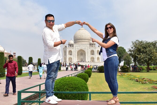 Taj Mahal Agra Fort and Baby Taj Same Day Tour By Car From Delhi - Reading Agra Fort after the Taj Mahal