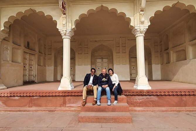 Taj Mahal & Agra Private Tour from Delhi by India's Fastest Train - Mehtab Bagh and the rear view of the Taj Mahal