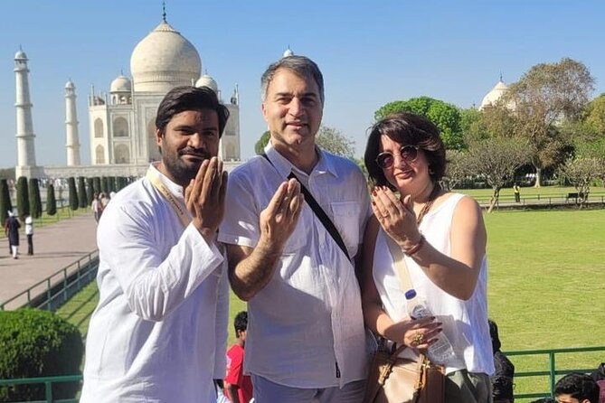 Taj Mahal & Agra Private Trip by Car from Delhi with 5 Star Meal - Three hours at the Taj Mahal