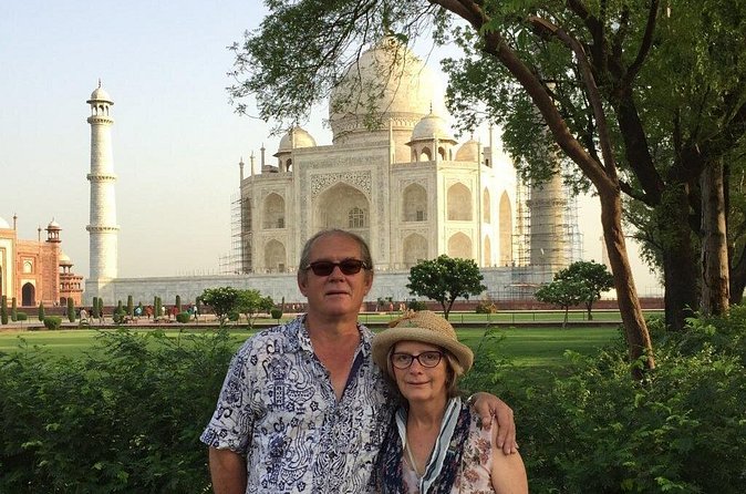Taj Mahal Day Tour From Delhi By Private Cab -All Inclusive - Mehtab Bagh and the view across the Yamuna