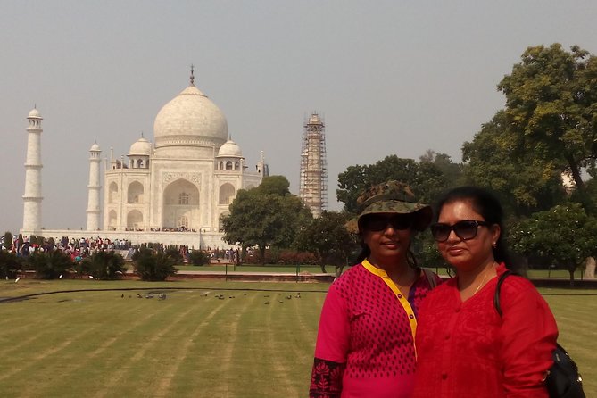 Taj Mahal Same Day Tour from New Delhi - Mehtab Bagh brings the Taj into view from behind